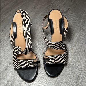 Chelsea Paris Black and White Heels size 38.5